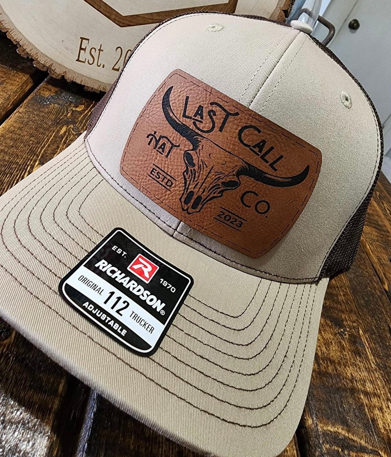 Last Call Customs Longhorn logo hat