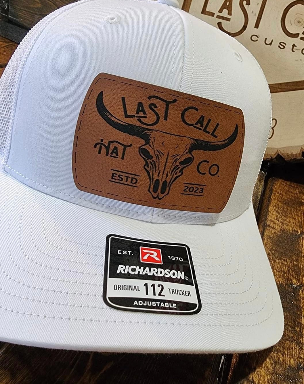 Last Call Customs Longhorn logo hat